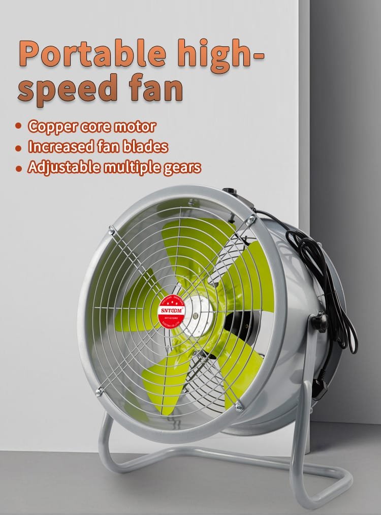 STF portable high-speed fan copper core motor adjustable multi speed ...
