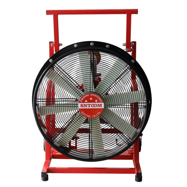 6.7kw water driven fire exhaust fan ventilation fan