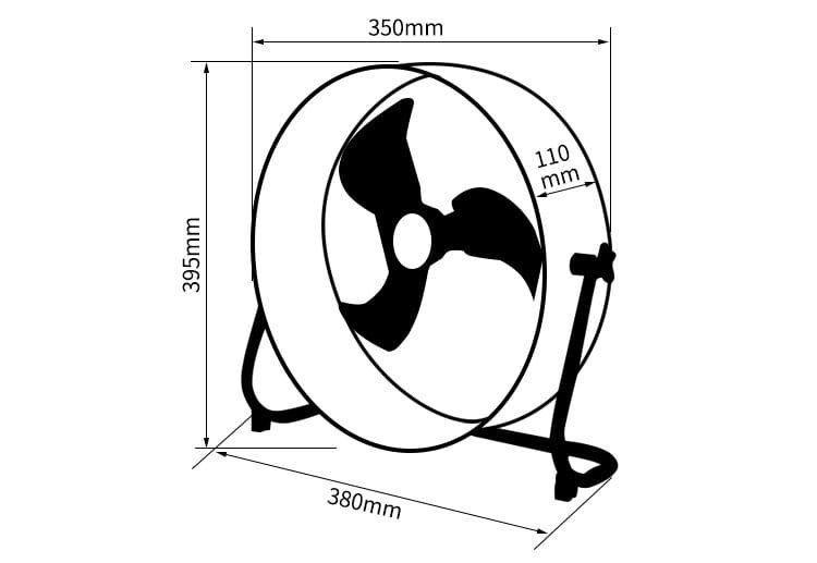QMF rechargeable powerful outdoor fan