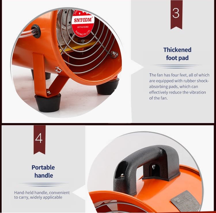BTF-II-200 explosion-proof pneumatic axial flow fan