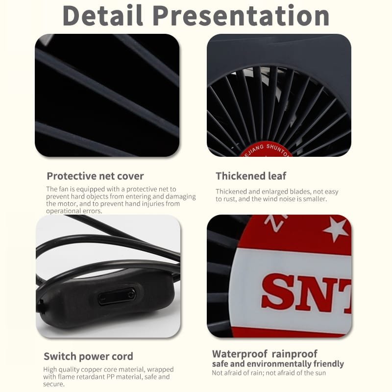 ST-PQS(YX-XH-8C) Solar exhaust Fan (5)