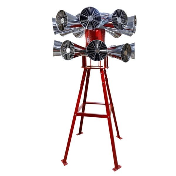 Vertical dual head alarm with bracket (10)