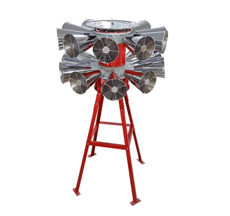 Vertical dual head alarm with bracket (6)