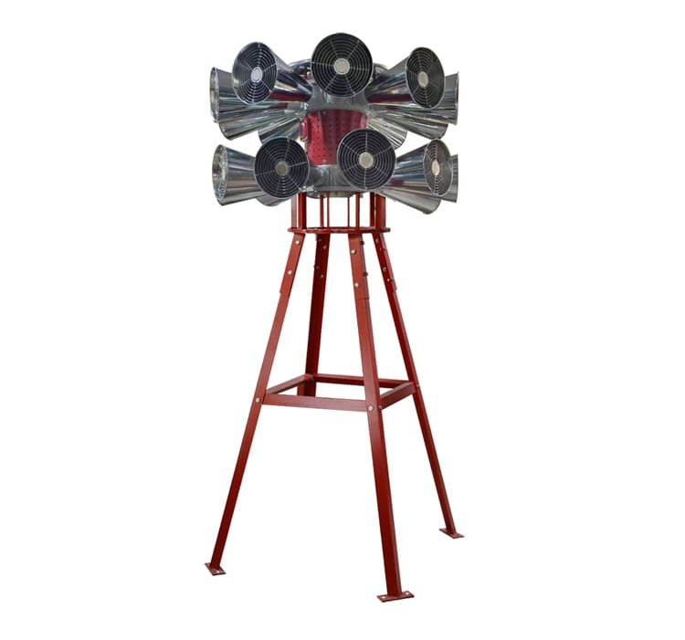 Vertical dual head alarm with bracket (8)