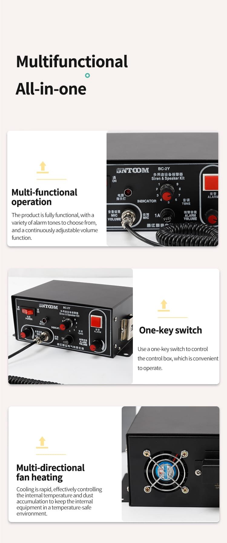 BC-2Y Multifunctional loudspeaker alarm (7)