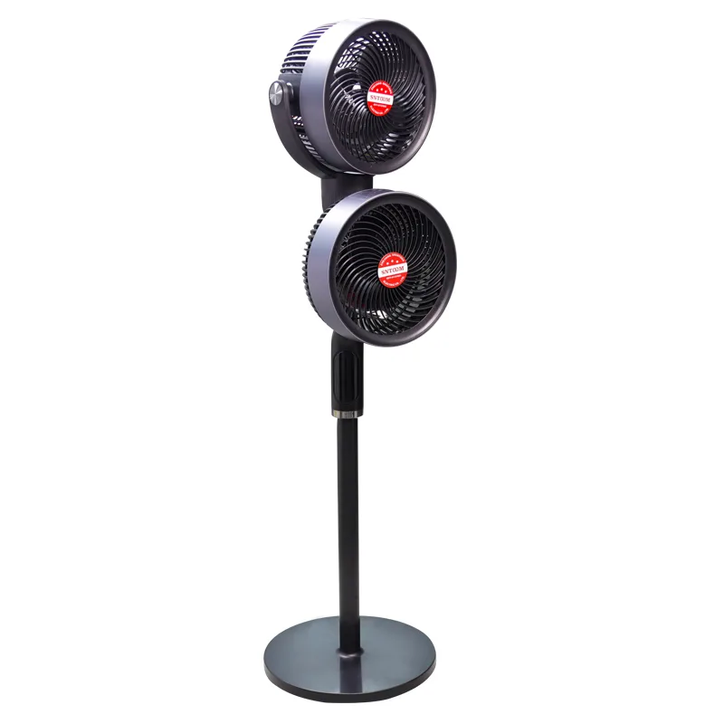 Dual-headed air circulation fan (4)