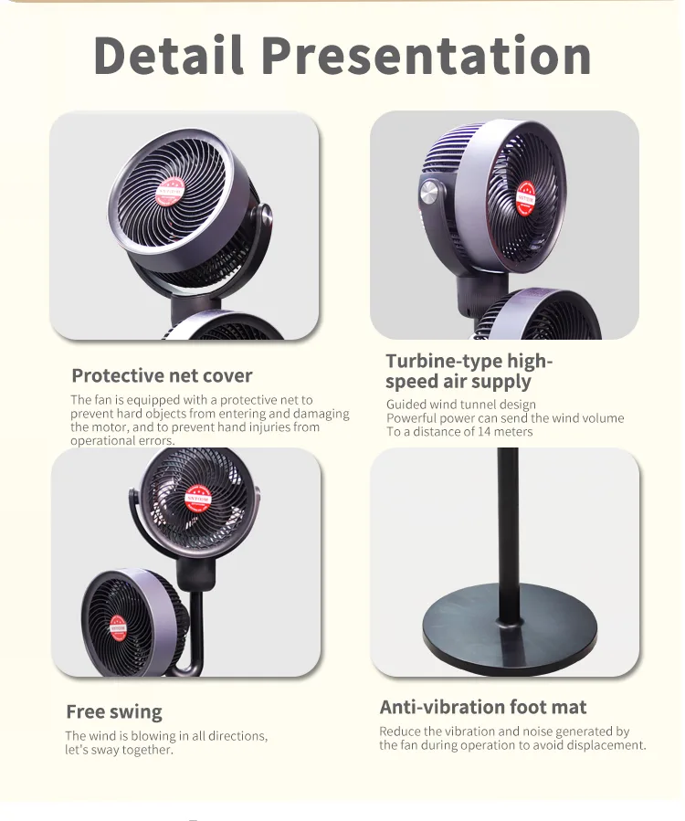 Dual-headed air circulation fan (7)