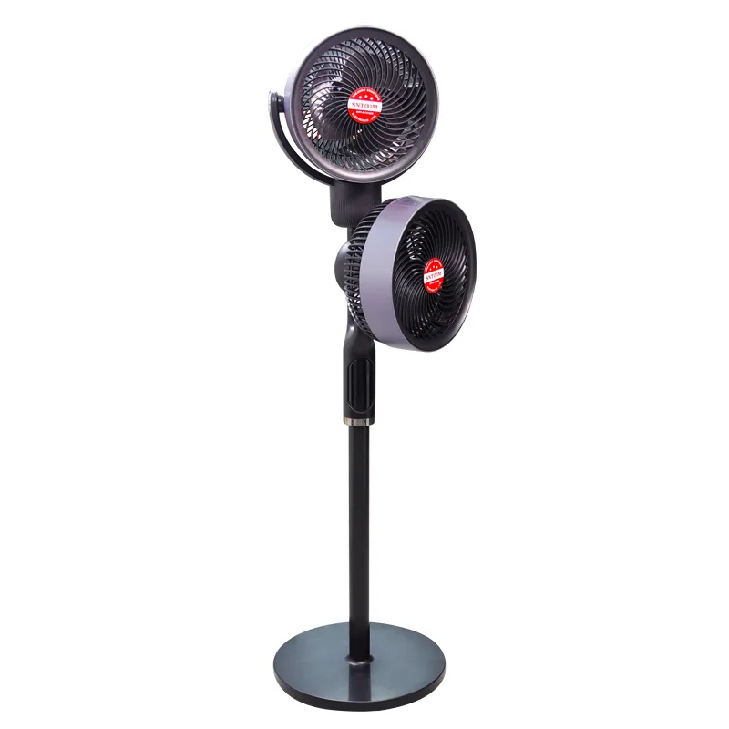 Dual-headed air circulation fan (9)