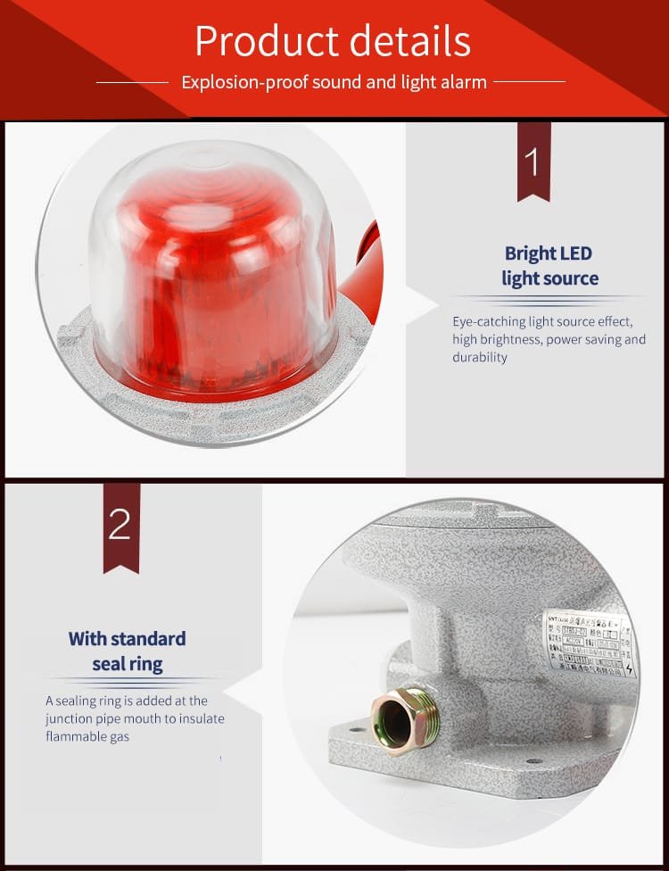 STBDJ-02 Explosion proof Sound and Light Alarm Single Horn (3)