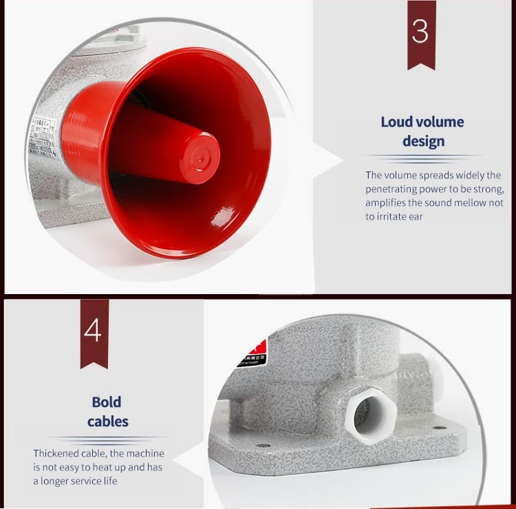 STBDJ-02 Explosion proof Sound and Light Alarm Single Horn (4)