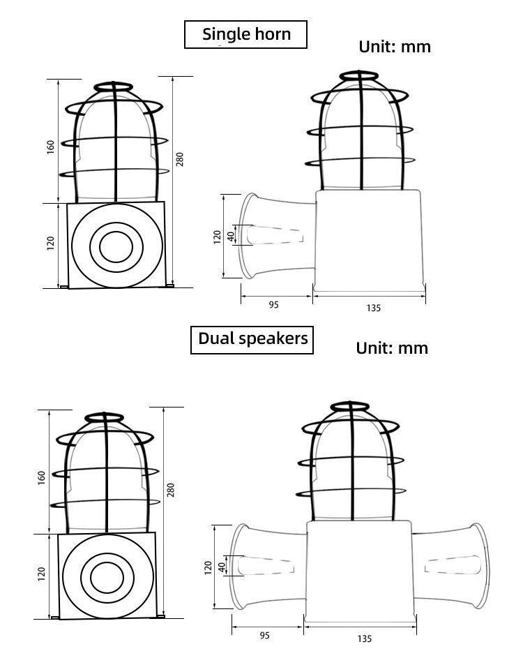 STSG-22 Dual HornSingle Horn audio-visual alarm (8)