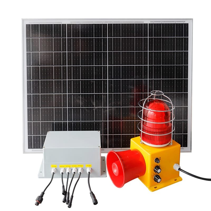 STSG-22S solar powered sound and light alarm (2)