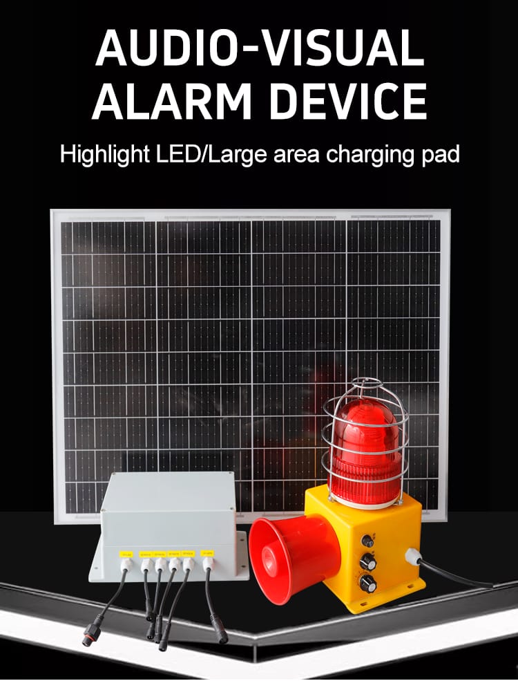 STSG-22S solar powered sound and light alarm (2)