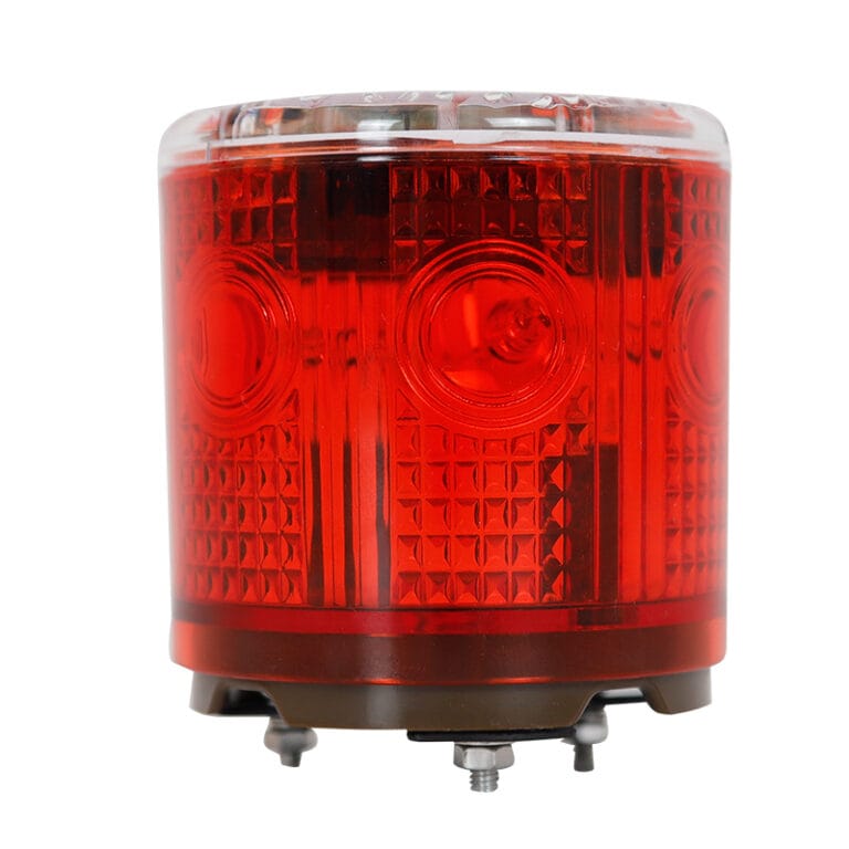 Solar Warning Light  Portable Solar-Powered Strobe Light