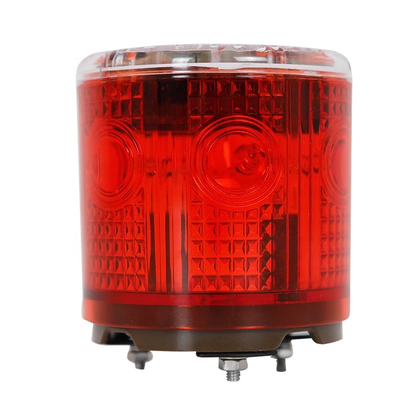 Solar Warning Light  Portable Solar-Powered Strobe Light