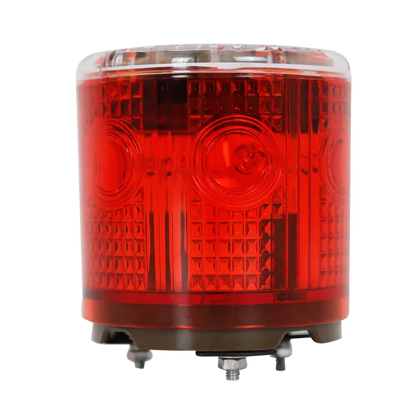 Solar Warning Light  Portable Solar-Powered Strobe Light