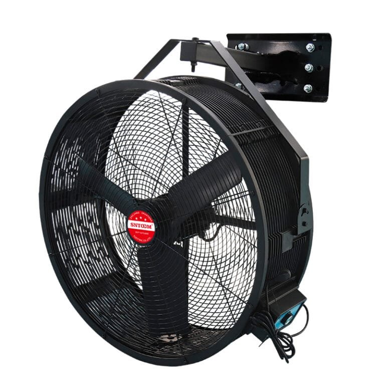 YT series black wall mounted permanent magnet fan | SNTOOM