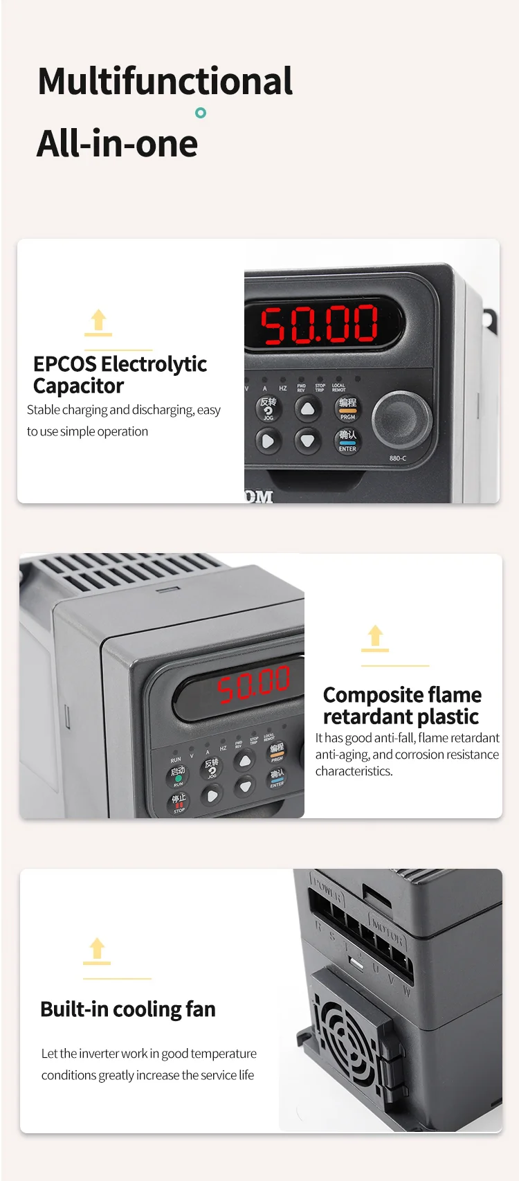 880 series overload vector frequency converter (7)