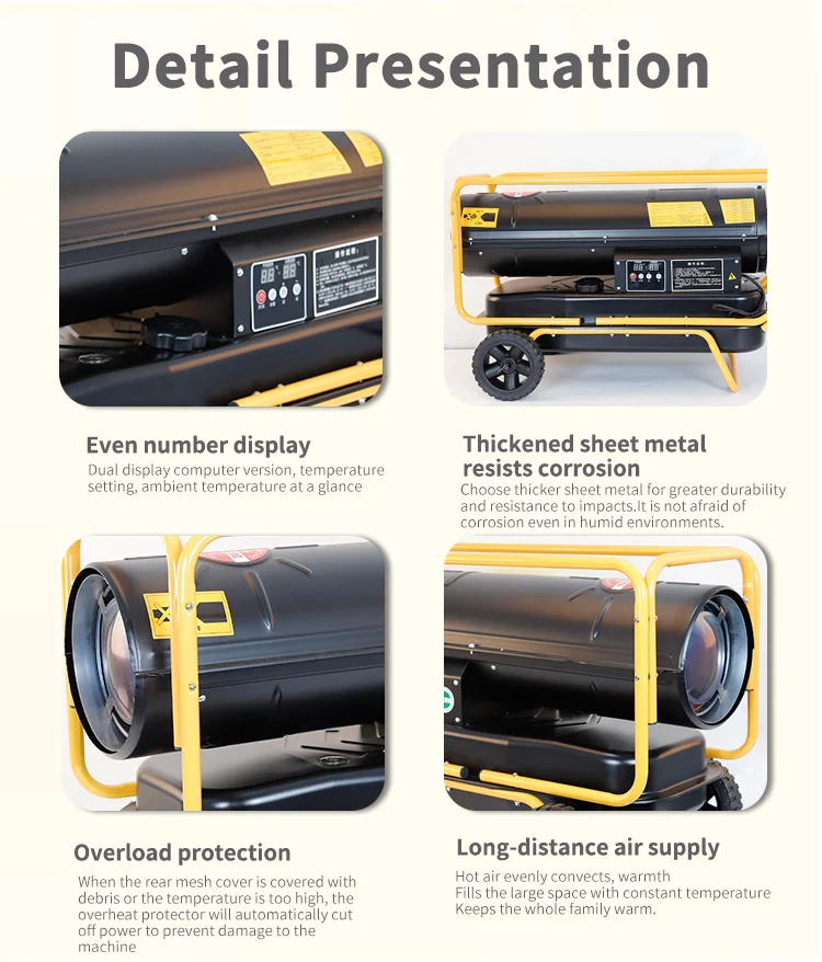 XLH 0 25KW fuel powered warm air heater (7)