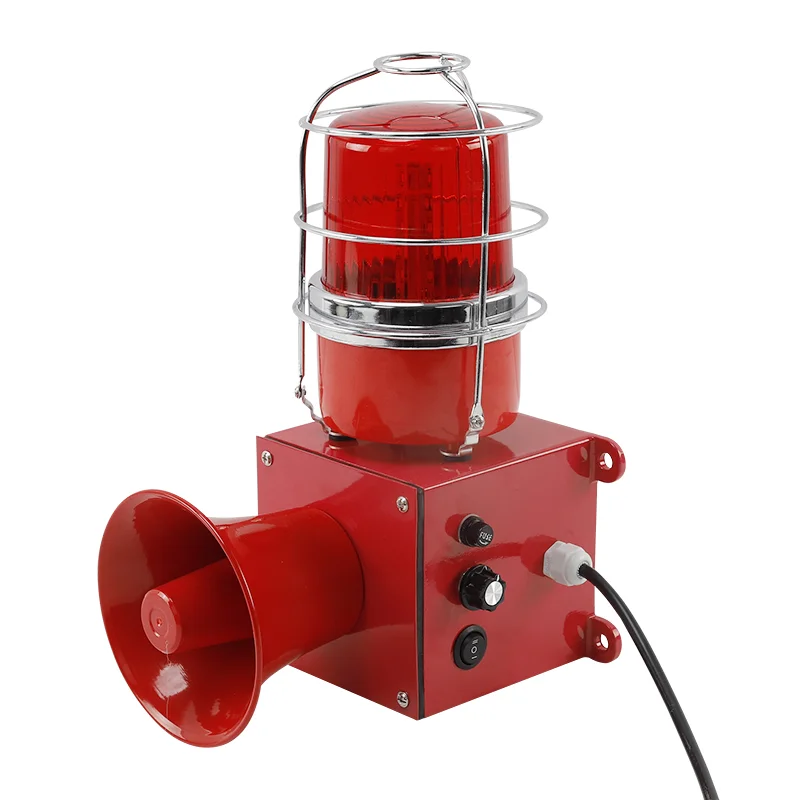 STSG-02 audio-visual alarm device  Alarm with mesh cover