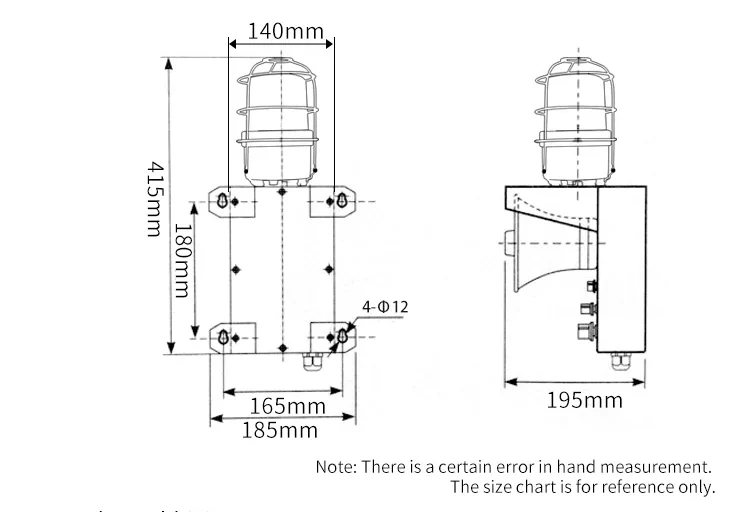 STSG 07 audio visual alarm device Alarm with mesh cover (9)