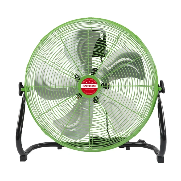 Industrial Floor Fan Heavy Duty Copper Motor 4-Speed Adjustable